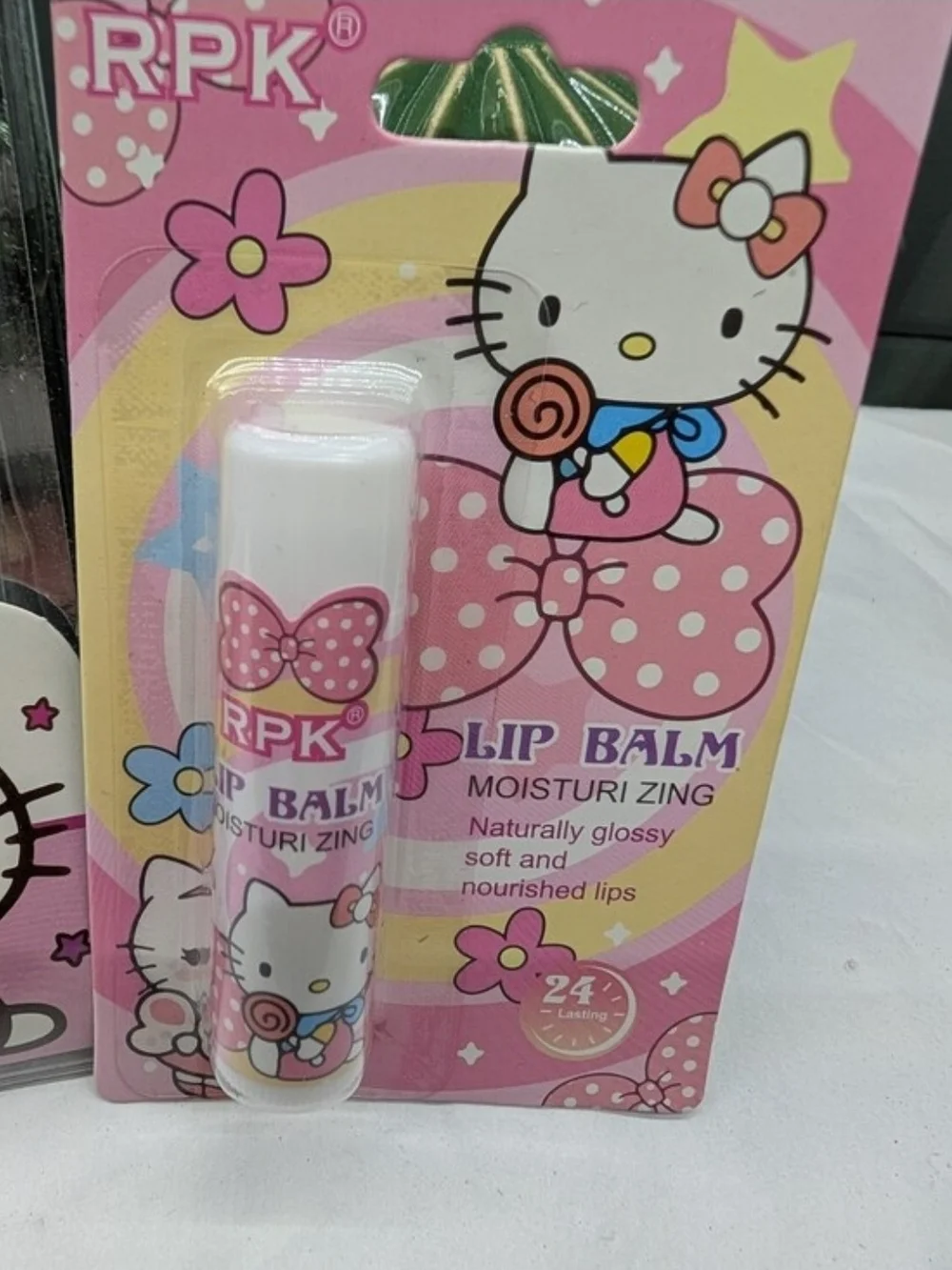 Sanrio Hello Kitty Pink Lip Care & Nail Set -NIP!